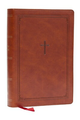 ŷ֥å㤨KJV Giant Print End-Of-Verse Reference Bible, Brown Leathersoft, Red Letter, Comfort Print KJV GP END-OF-VERSE REF BIBLE [ Thomas Nelson ]פβǤʤ7,920ߤˤʤޤ