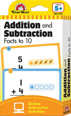 Flashcards: Beginning Addition and Subtraction Facts to 10 FLSH CARD-FLASHCARDS BEGINNING （Evan-Moor Flashcards） Evan-Moor Corporation