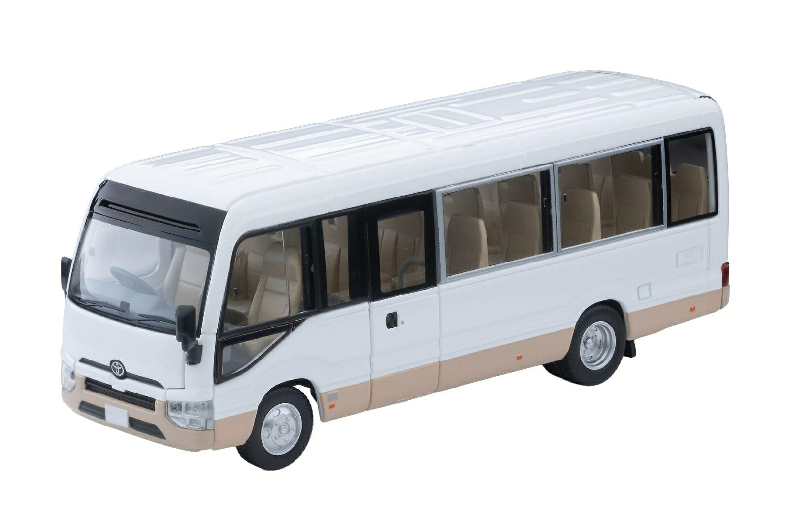 トミカリミテッドヴィンテージ NEO 1/64 LV-N294d トヨタ コースター LX (白/ベージュ) 【339465】 (ミニカー)