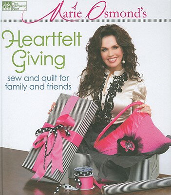 Beloved entertainer Marie Osmond presents more than 25 quilting projects, including her Paper Roses quilt, bags, aprons, and gifts for babies, teens, friends, and even pets. Full color.
