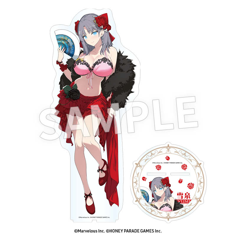 閃乱カグラ　アクリルメガフィギュア 雪泉（フラメンコ風水着）／Eureka! STORE in OIOI（Eureka! STORE in OIOI）