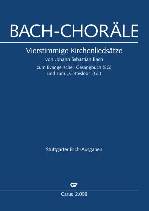 【輸入楽譜】バッハ, Johann Sebastian: 83の宗教的四部合唱作品(独語)/ホフマン編