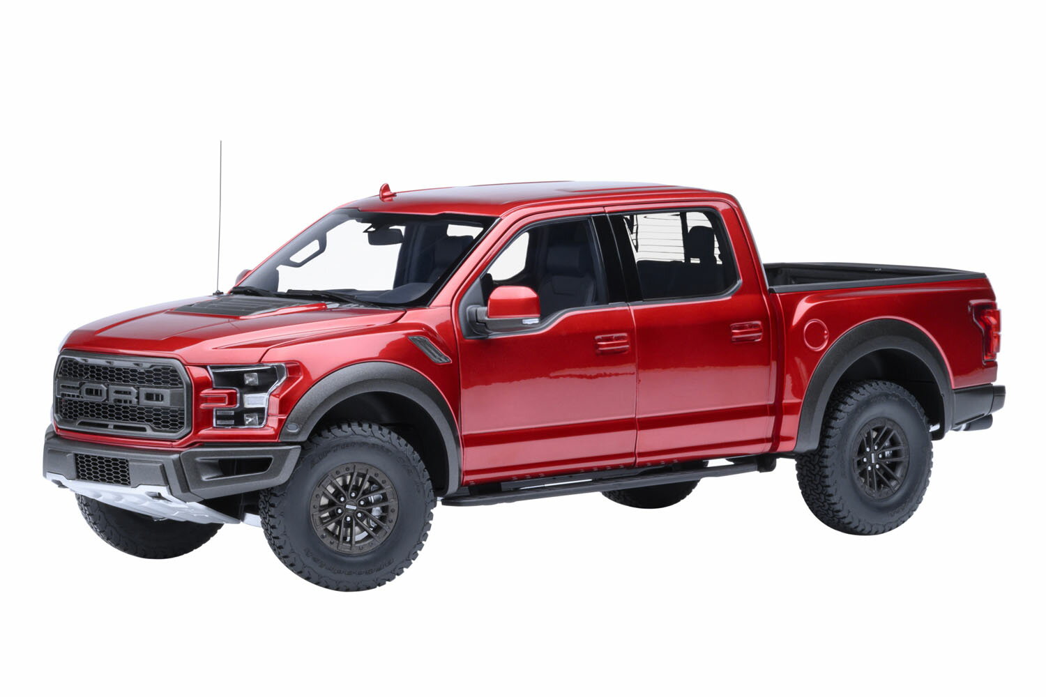1/18 フォード F-150 ラプター スーパークルー 2019 （メタリック・レッド） (ミニカー)