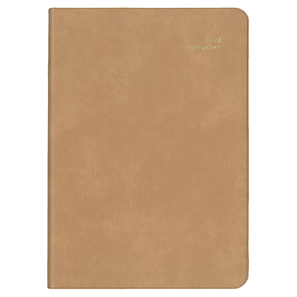 ◯ダイゴー2026 MILL B6 Management CALM BE 発行年月：2025年09月 予約締切日：2025年08月20日 ISBN：4902041869485 本 カレンダー・手帳・家計簿 手帳