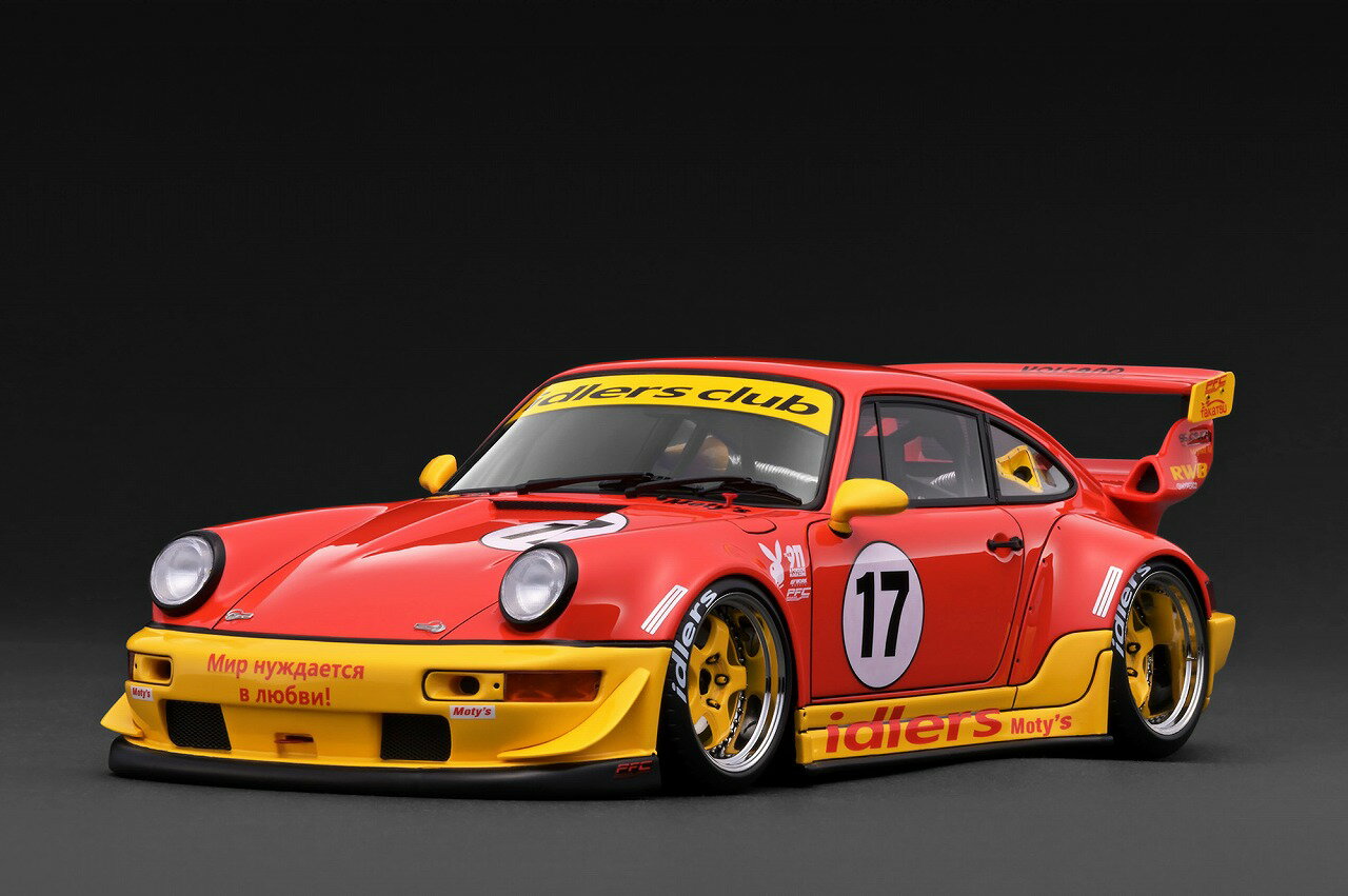 ignition model RWB 964 Red / Yellow (1/18 Scale） 【IG3948】 (ミニカー)