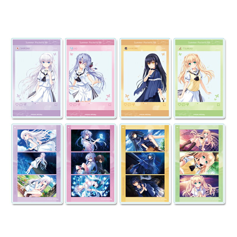 「Summer Pockets REFLECTION BLUE」からトレーディングアクリルカードが登場！【対象年齢】：15歳以上【商品サイズ (cm)】(幅×高さ）：5.5×8.5
