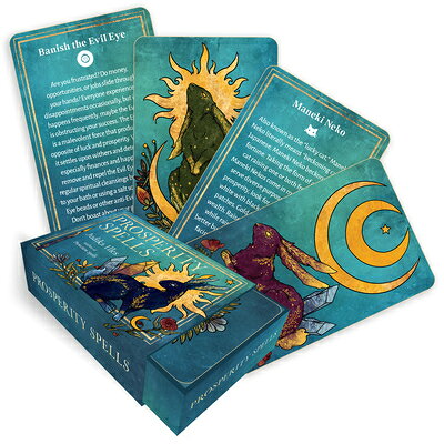 Prosperity Spells: Magic to Attract Wealth, Good Fortune, and Luck (36 Full-Color, Gilt-Edged Cards) FLSH CARD-PROSPERITY SPELLS [ Judika Illes ]