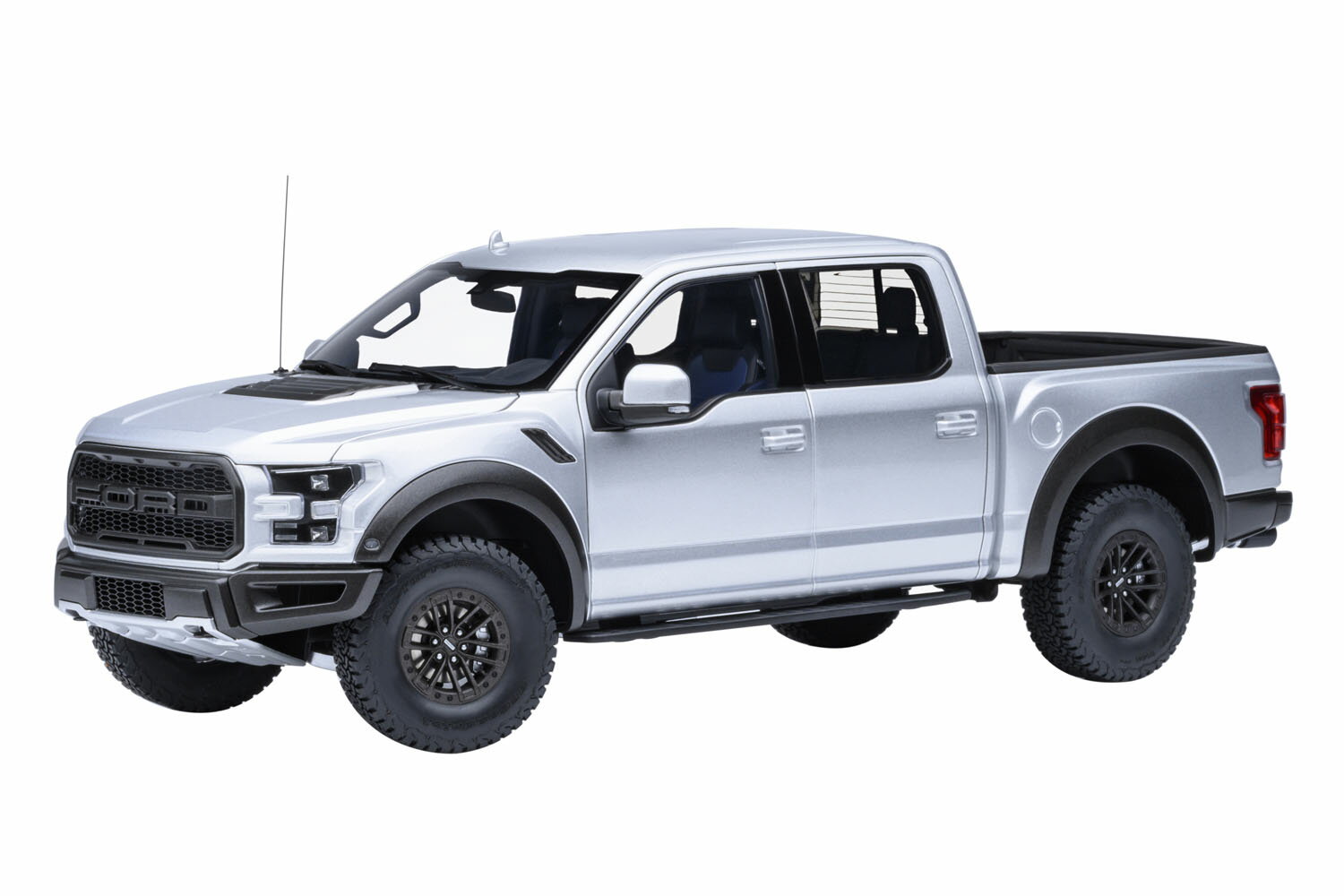 1/18 フォード F-150 ラプター スーパークルー 2019 （メタリック・シルバー） (ミニカー)