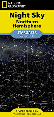 National Geographic Night Sky - Northern Hemisphere Map (Stargazer Folded) MAP-NATL GEOGRAPHIC NIGHT SKY （National Geographic Reference Map） [ National Geographic Maps ]