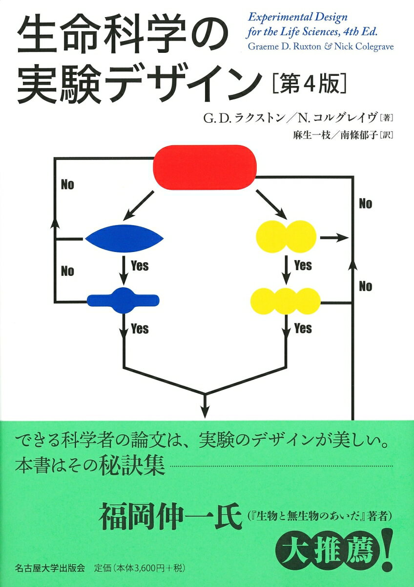 生命科学の実験デザイン［第4版］ [ G. D. ラクストン ]