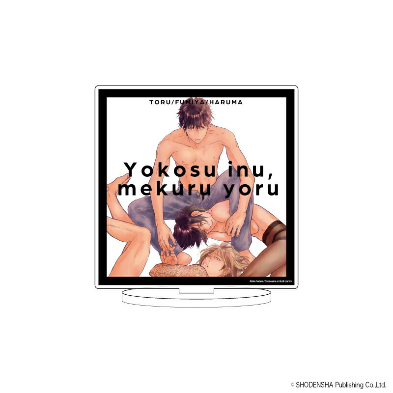 キャラアクリルフィギュア「寄越す犬、めくる夜」01/集合デザイン1(公式イラスト)【グッズ】