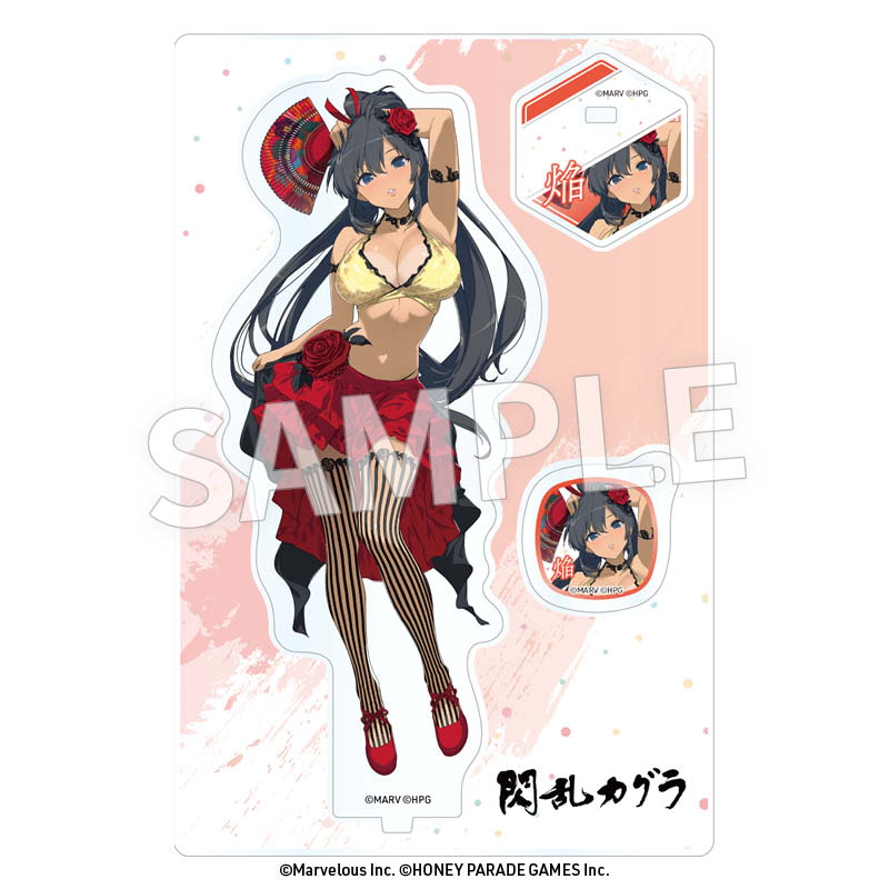 閃乱カグラ　アクリルフィギュア 焔（フラメンコ風水着）／Eureka! STORE in OIOI（Eureka! STORE in OIOI）