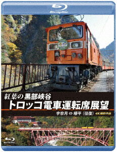 紅葉の黒部峡谷トロッコ電車運転席展望 宇奈月 ⇔ 欅平(往復) 4K撮影作品【Blu-ray】 [ (鉄道) ]