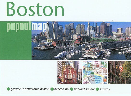 Boston Popout Map MAP-BOSTON POPOUT （Popout Map Boston） [ Globe Pequot Press ]