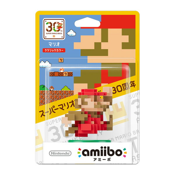 amiibo マリオ【クラシックカラー】（SUPER MARIO BROS. 30thシリーズ）の画像