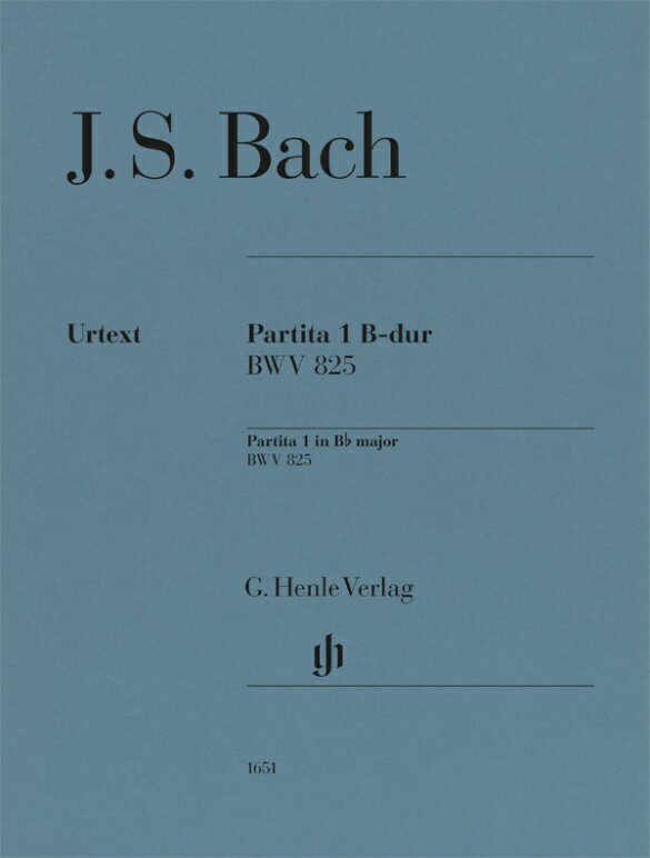 【輸入楽譜】バッハ, Johann Sebastian: パルティータ 第1番 ロ長調 BWV 825/原典版/Scheideler編/Youn運指