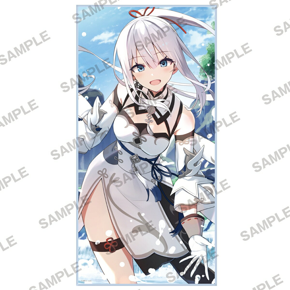 ファンタジア文庫 おでかけフェア 『双星の天剣使い』白玲 描き下ろしマイクロファイバービッグタオル【グッズ】