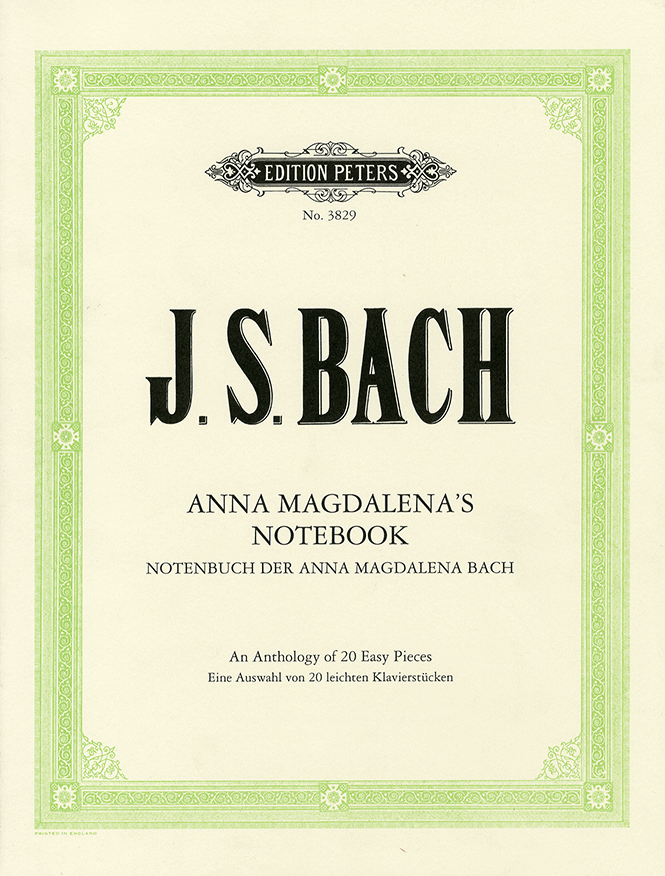 【輸入楽譜】バッハ, Johann Sebastian: アンナ・マグダレーナ・バッハのためのクラヴィーア練習帳/ザウアー編