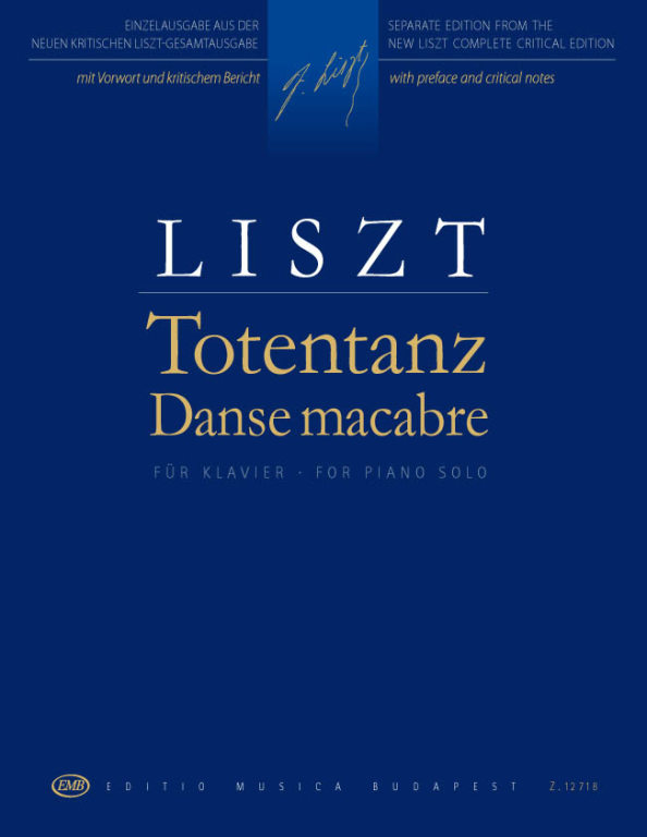 【輸入楽譜】リスト, Franz(Ferenc): 死の舞踏/作曲者本人による1台ピアノ用編曲/新リスト全集版/Sulyok & Mezo編