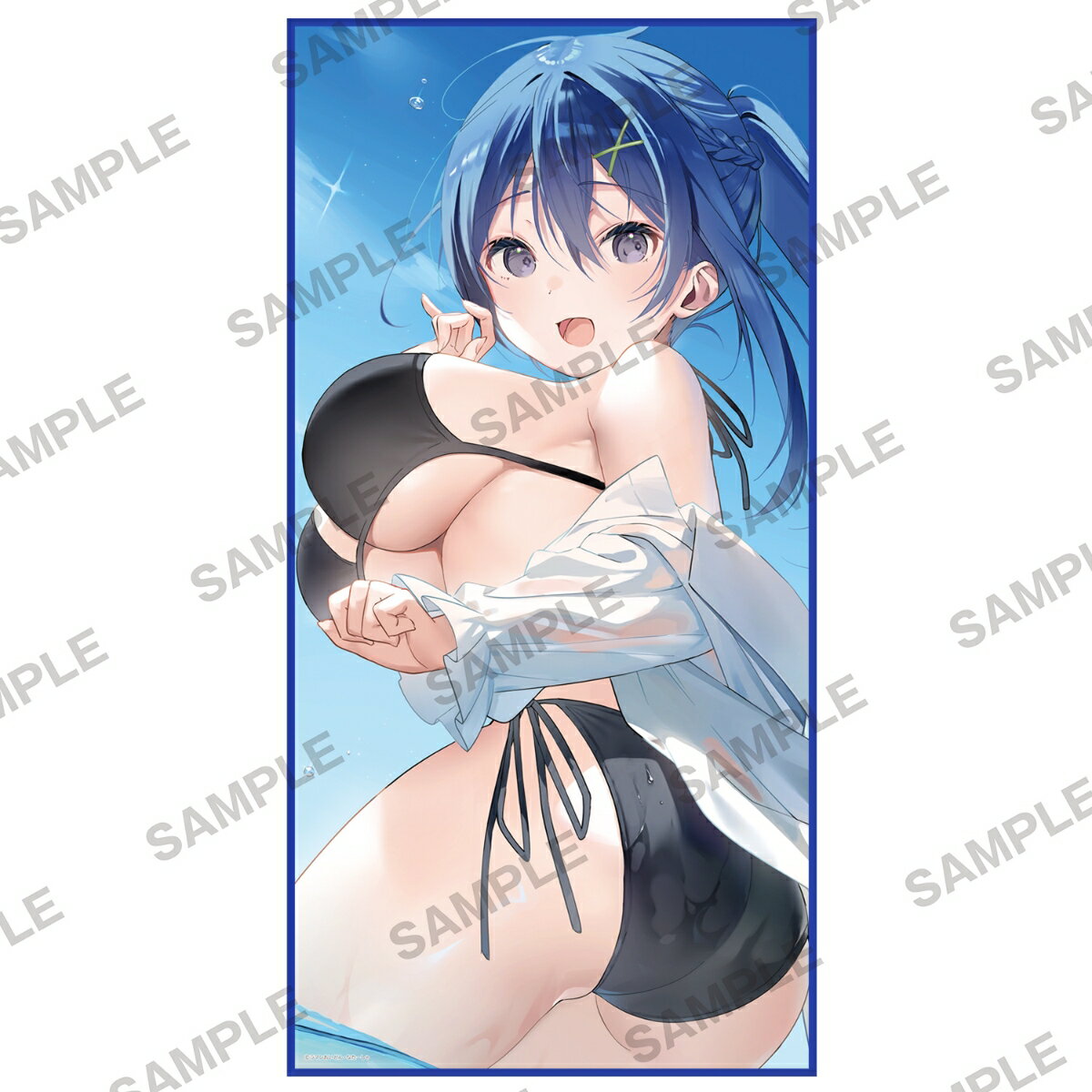 ファンタジア文庫 おでかけフェア 『妹が女騎士学園に入学したらなぜか救国の英雄になりました。ぼくが。』スズハ 描き下ろしマイクロファイバービッグタオル【グッズ】