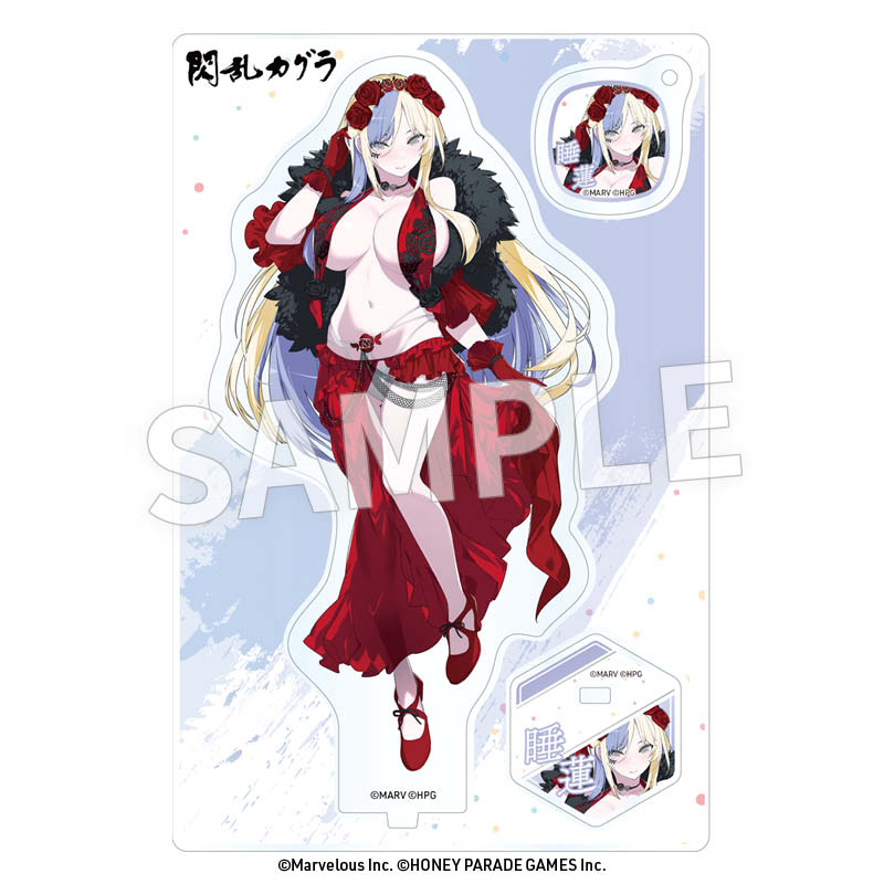 閃乱カグラ　アクリルフィギュア 睡蓮（フラメンコ風水着）／Eureka! STORE in OIOI（Eureka! STORE in OIOI）