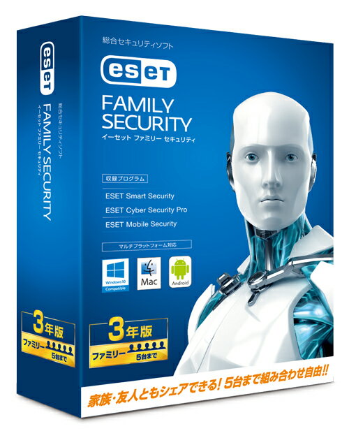 ESET �ե��ߥ꡼ �������ƥ� 3ǯ�ǡ�RT��