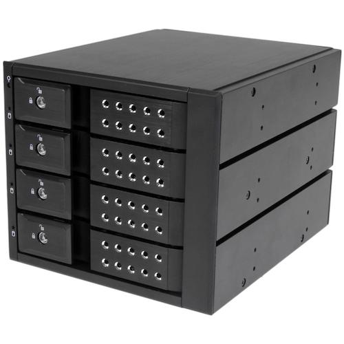 Other - 4x 3.5インチSATA/SAS対応ハードディスクドライブ用モバイルラック