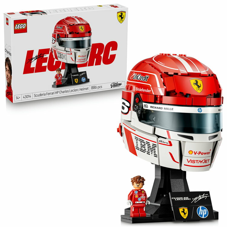 レゴ(LEGO) エディション SCUDERIA FERRARI HP シャルル・ルクレールのヘルメット 43014 おもちゃ 玩具 プレゼント 14歳 15歳 16歳