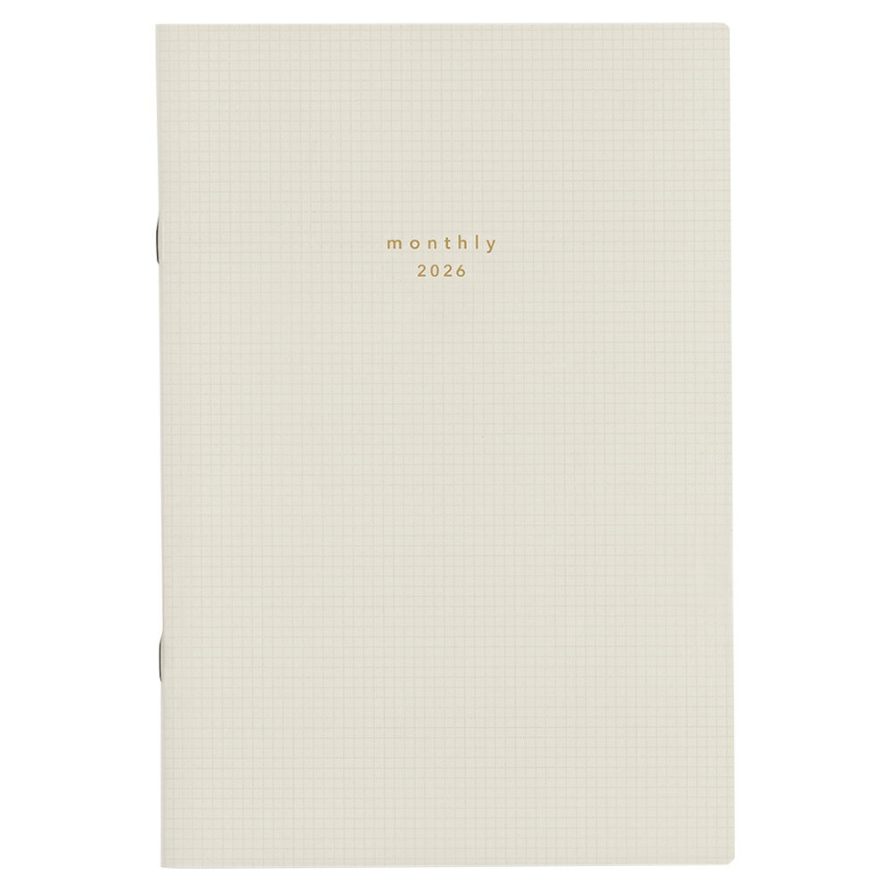 2026 isshoni.マンスリー A5 ホワイト