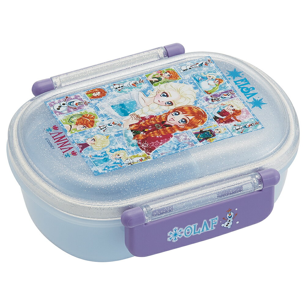 ディズニー フローズンアートコレクション BY 中川翔子 アナと雪の女王 お弁当箱 子供 1段 標準サイズ 360ml キッズランチボックス 抗菌仕様