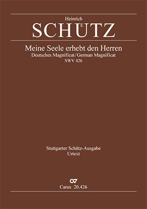 【輸入楽譜】シュッツ, Heinrich: マニフィカト「我が魂は主をあがめ」 SWV 426: 指揮者用大型スコア