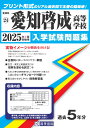 愛知啓成高等学校(2025年春受験用) (愛知県国立・私立高等学校入学試験問題集)
