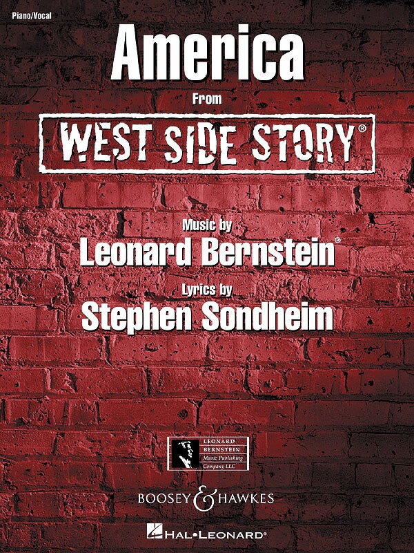 【輸入楽譜】バーンスタイン, Leonard: ミュージカル「ウェスト・サイド物語」より アメリカ