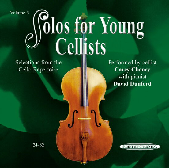 【輸入楽譜】若いチェロ奏者のためのソロ曲集 第5巻/Arr. & Ed. Cheney: 参考演奏CD