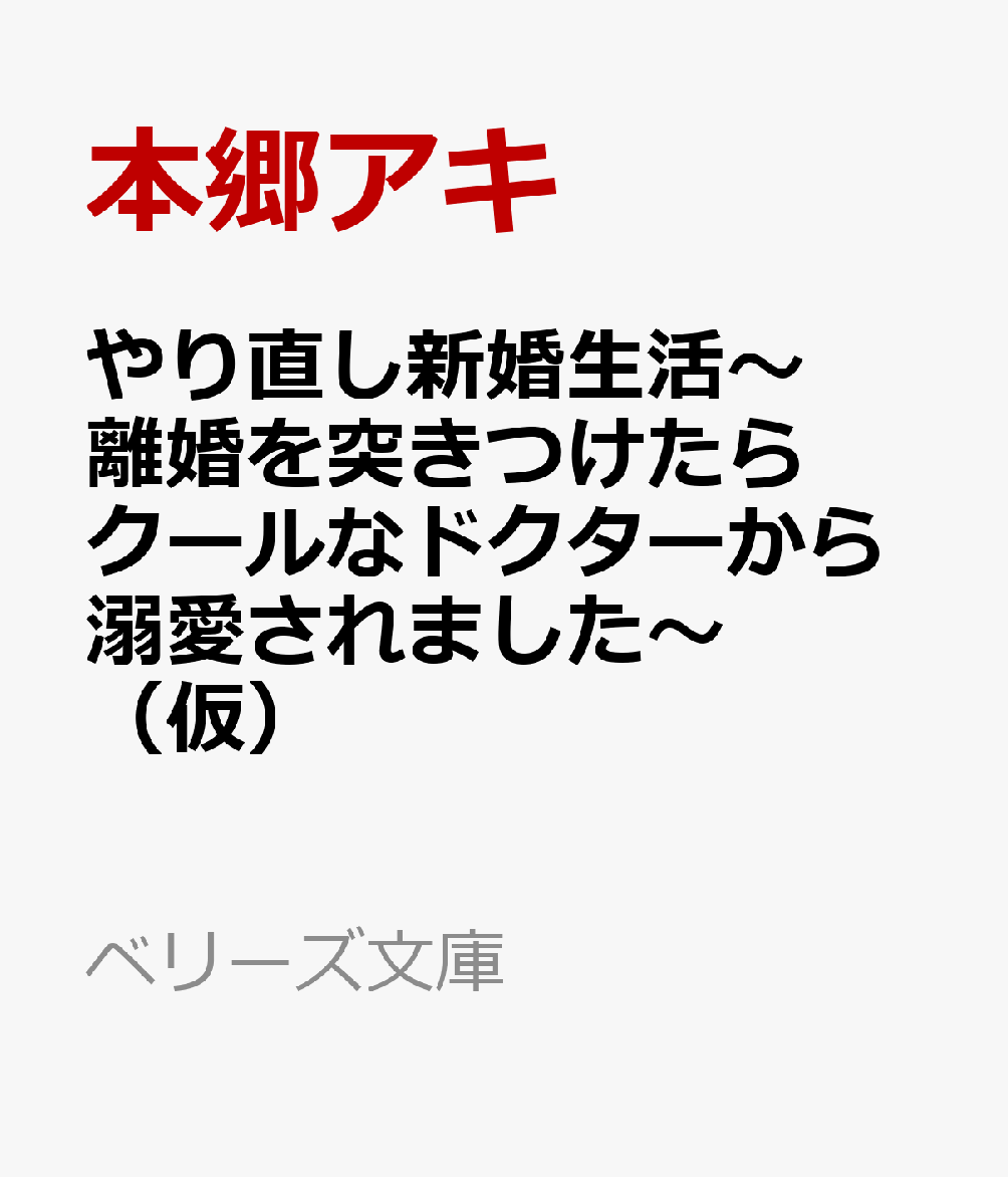 やり直し新婚生活〜離婚を突きつけたらクールなドクターから溺愛されました〜（仮）