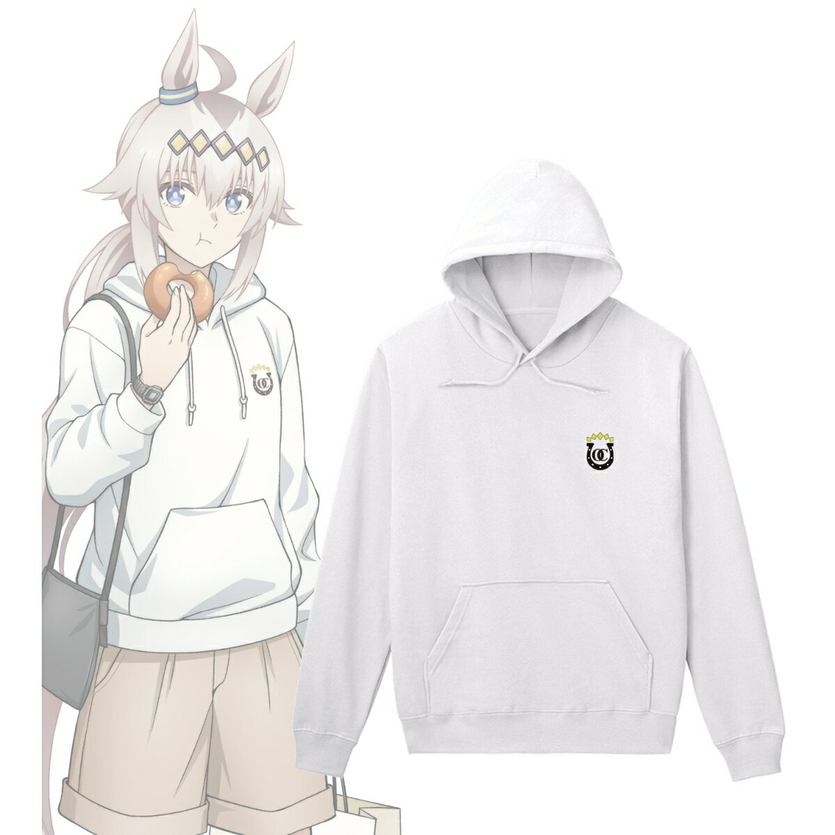 アニメ『ウマ娘 シンデレラグレイ』オグリキャップ 着用パーカー POP UP SHOP in マルイユニセックス(サイズ/XL)