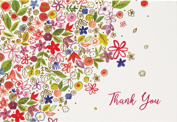 Floral Daydream Thank You Cards FLSH CARD-FLORAL DAYDREAM THAN [ ー ]
