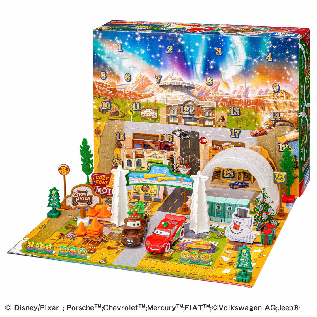 カーズ トミカ アドベントカレンダー2025のサムネイル