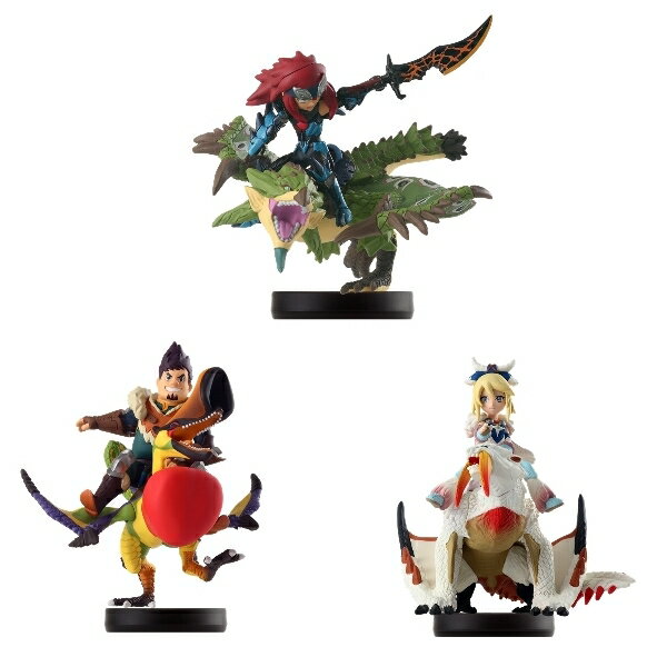 amiibo モンスターハンター ストーリーズ 第2弾 3個セットの画像