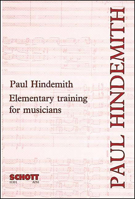 【輸入楽譜】ヒンデミット, Paul: 音楽家の基礎練習(英語)