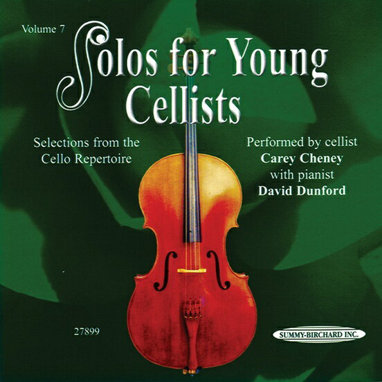 【輸入楽譜】若いチェロ奏者のためのソロ曲集 第7巻/Arr. & Ed. Cheney: 参考演奏CD