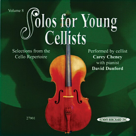 【輸入楽譜】若いチェロ奏者のためのソロ曲集 第8巻/Arr. & Ed. Cheney: 参考演奏CD