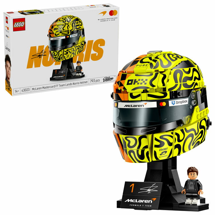 レゴ(LEGO) エディション McLaren Mastercard F1(R) Team ランド・ノリスのヘルメット 43023 おもちゃ 玩具 プレゼント 14歳 15歳 16歳