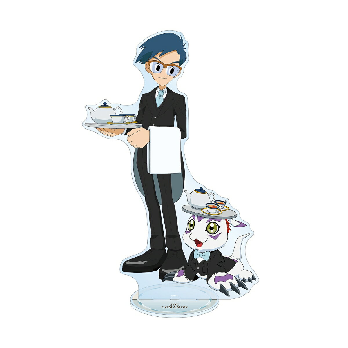 デジモンアドベンチャー描き下ろし 城戸丈&ゴマモン メイド&執事ver. 特大アクリルスタンド