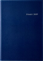 2019年度版 4月始まり No.963 デスクダイアリー カジュアル 3 ブルー