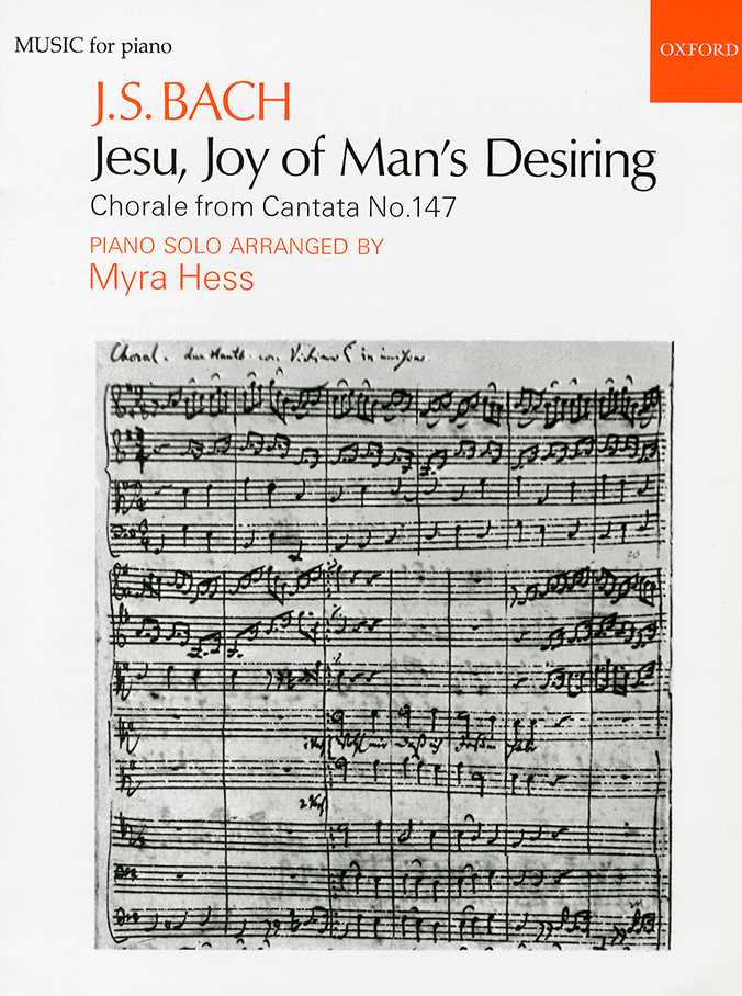 【輸入楽譜】バッハ, Johann Sebastian: 主よ、人の望みの喜びよ/ヘス編