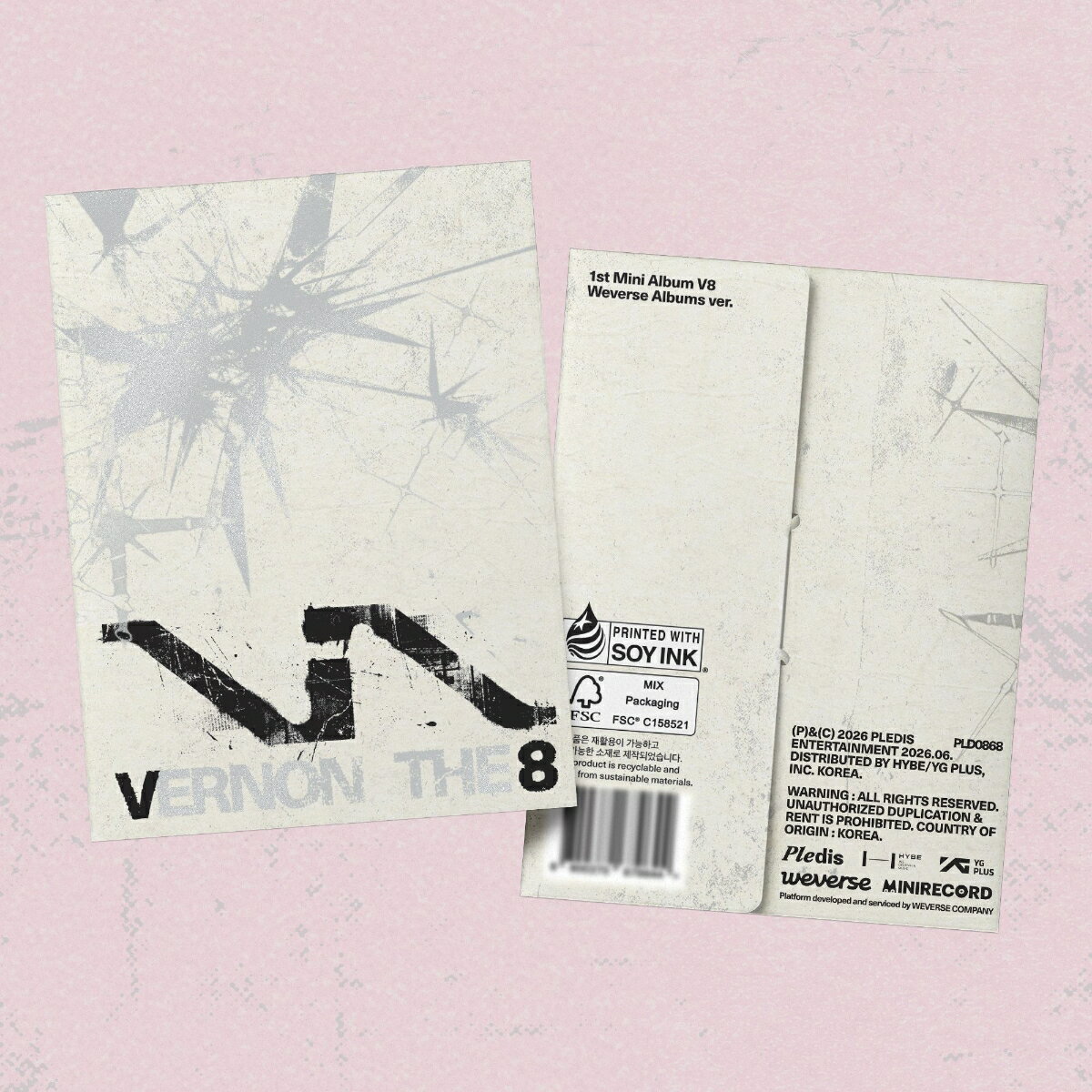 V8: 1st Mini Album (Weverse Albums ver.) ＜完全数量限定生産盤＞ ［ミュージックカード］（KOR）
