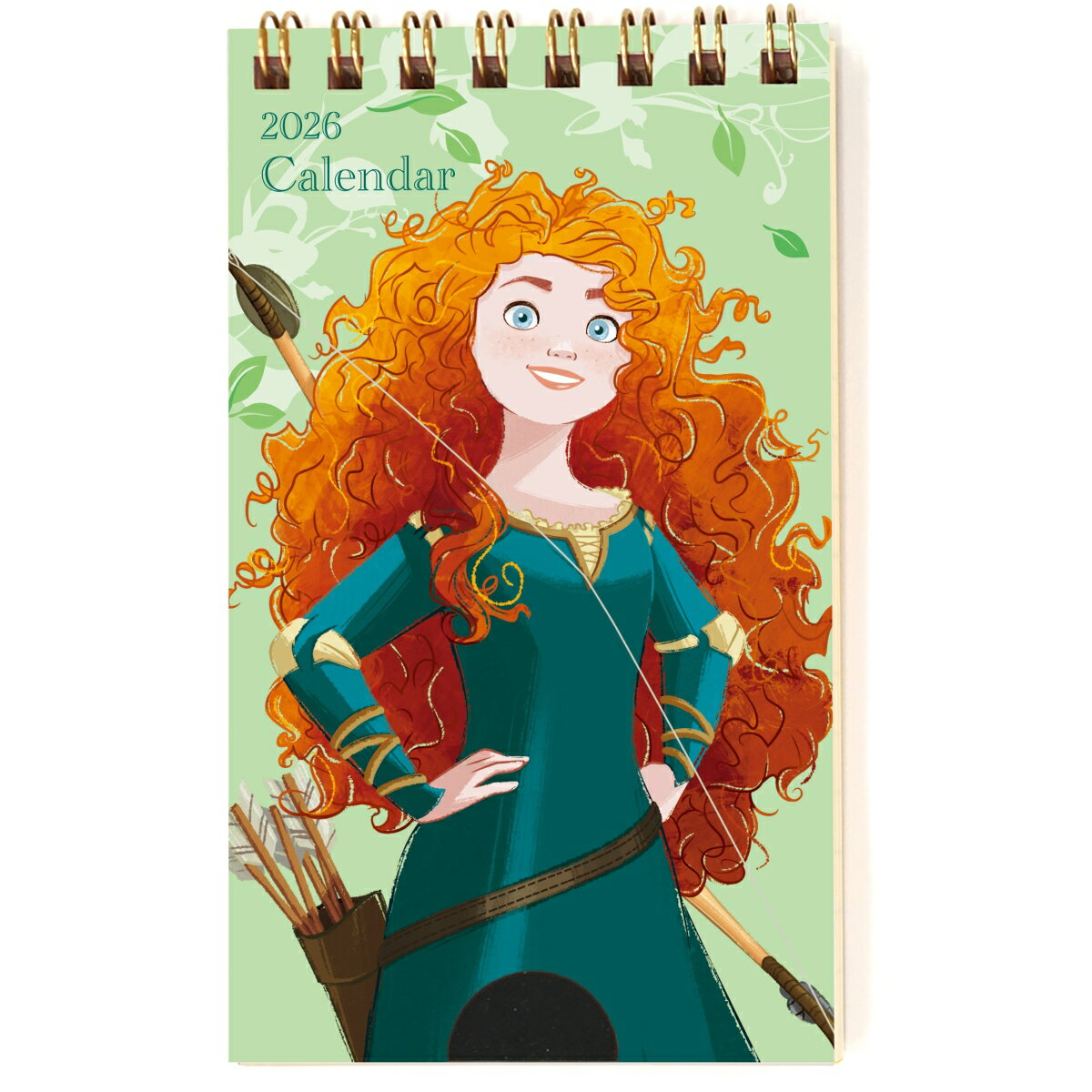 トーダン 2026年 ディズニープリンセス／ポケットカレンダー（メリダ） 12.3 x 7cm TD-30085-L