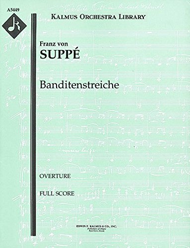 【輸入楽譜】スッペ, Franz von: オペレッタ「怪盗団」: 序曲/マカリスター編: チェロ