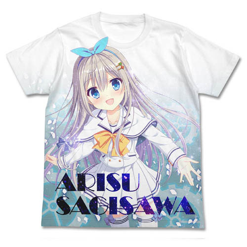 D.C.4 〜ダ・カーポ4〜 鷺澤有里栖 フルグラフィックTシャツ/WHITE-M